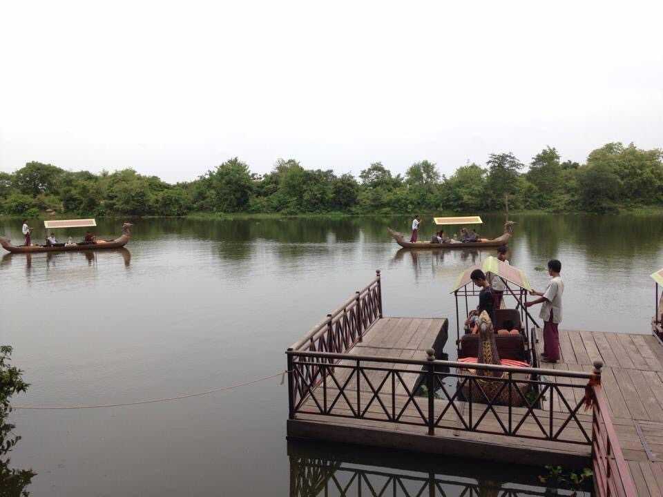 Rainy season - best time to visit Cambodia boat ride moats